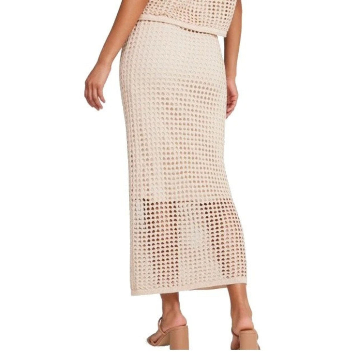 Steve Madden Ladies Cami-Lined Crochet Top & Crochet Skirt — Select Size & Piece