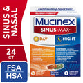 Mucinex Sinus-Max Day & Night Liquid Gels 24 Ct (Case of 24 Packs)