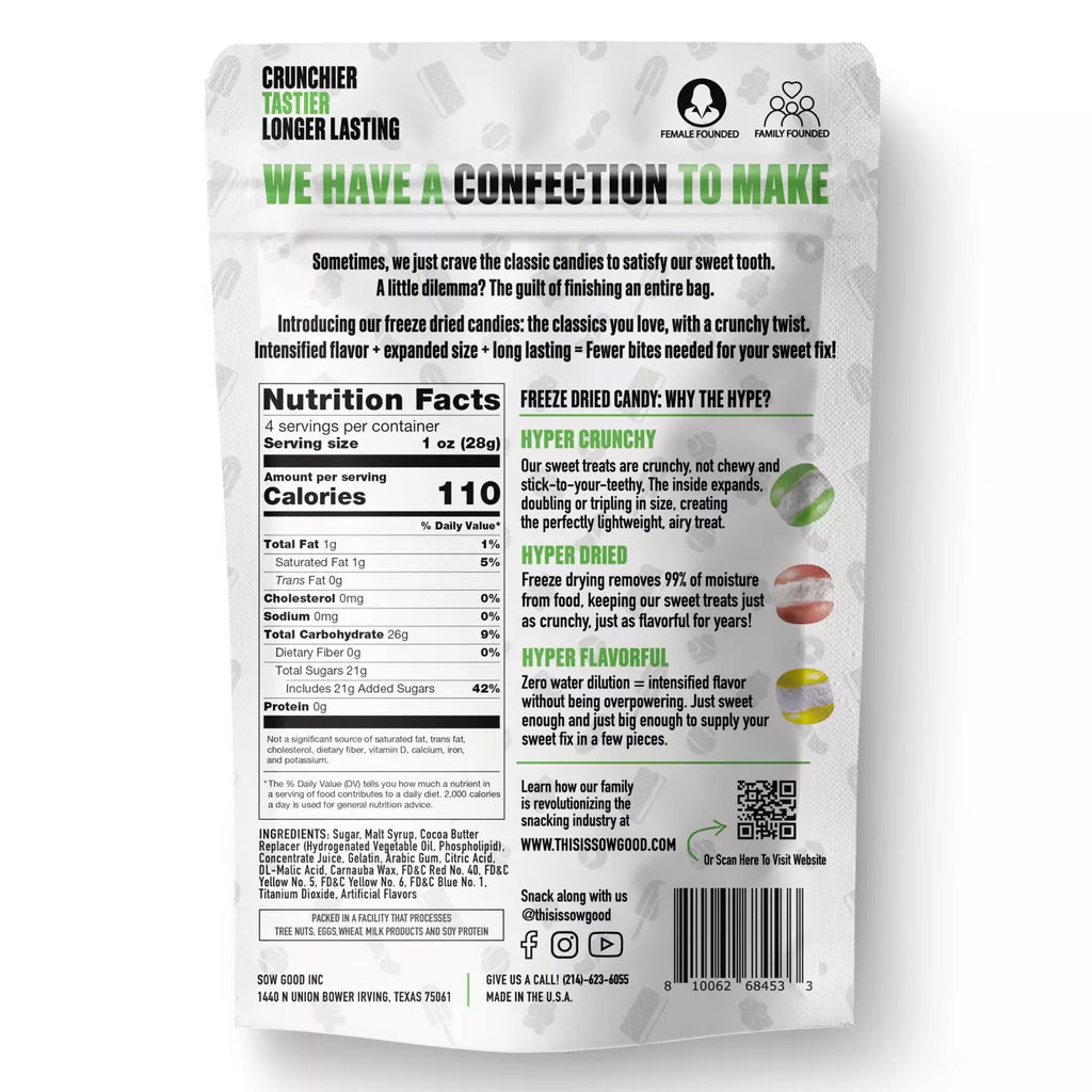 Sow Good Sweet Bites Freeze Dried Candy - 4.2 oz