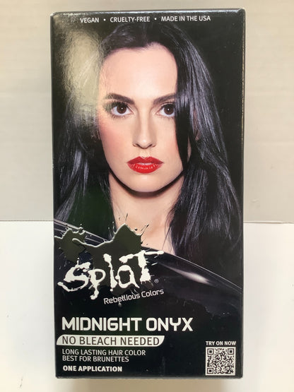 Splat Rebellious Colors Midnight Onyx Semi-Permanent Hair Dye – 3 Pack
