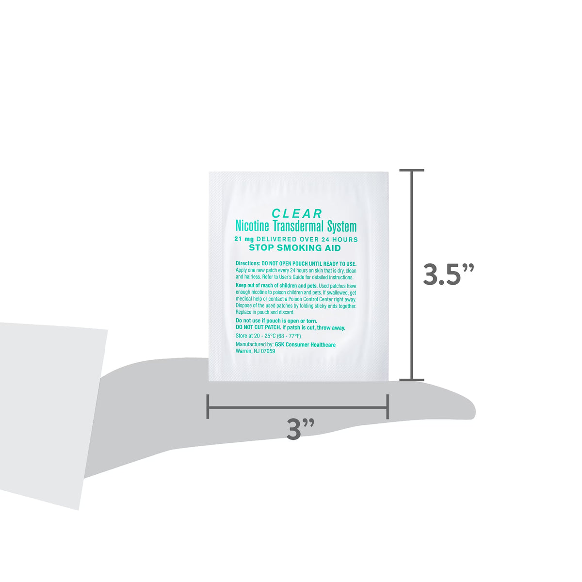 Equate Nicotine Transdermal System Step 1 — 21mg, 14 Count Clear Patches (Stop Smoking Aid)