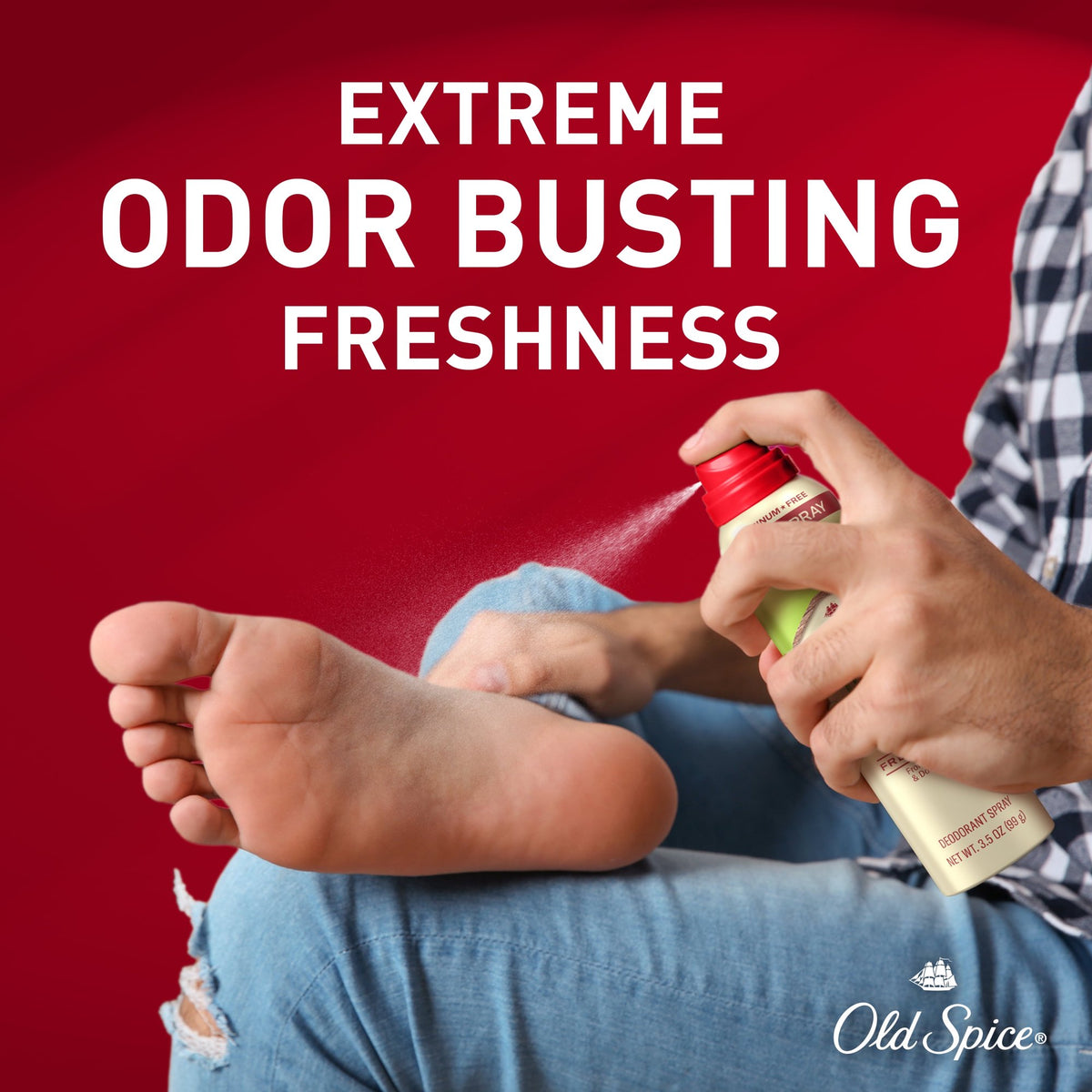 Old Spice GentleMan's Blend Total Body Deodorant Spray – Cucumber + Avocado