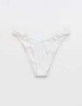 Aerie Women’s White Cheeky Bikini Swim Bottom