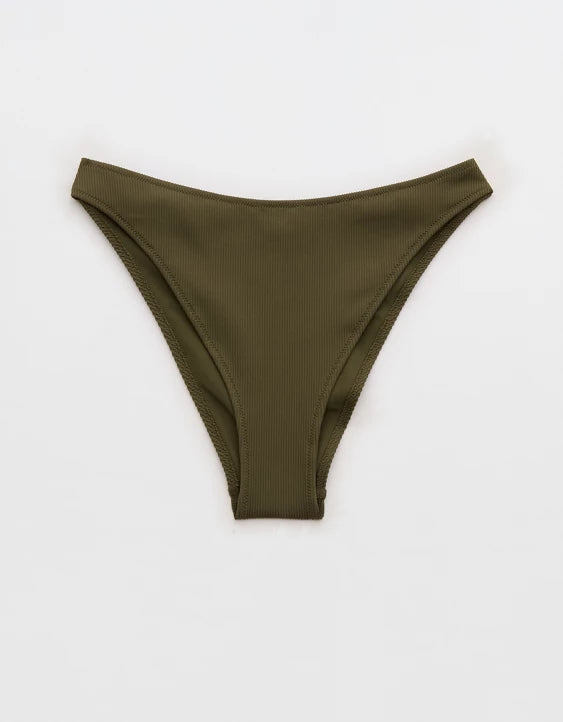 Aerie Women’s Textured Olive Swim Bottom