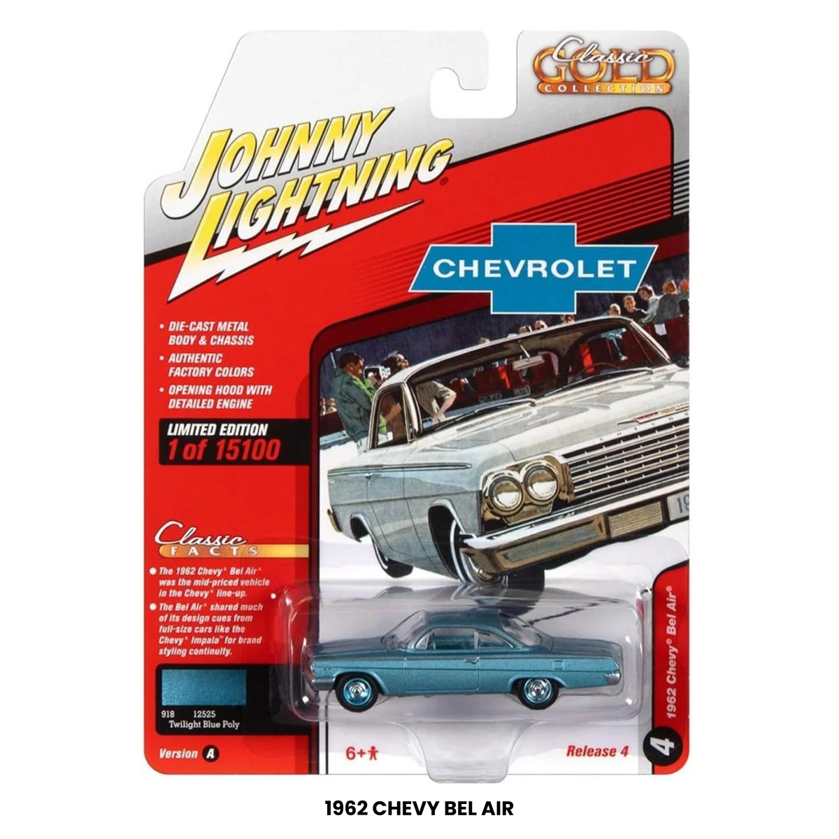 Johnny Lightning Classic Gold Collection — 2021 Release 4, Version A (YOU PICK)