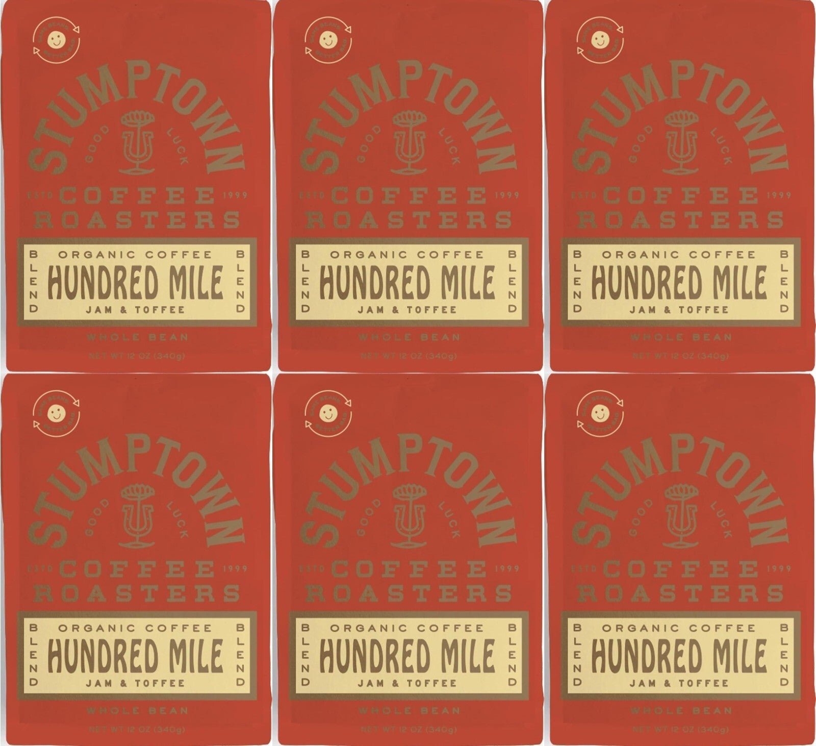 Stumptown Hundred Mile Whole Bean Coffee – 6-Pack, 72 oz