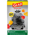 Glad Quick-Tie 39-Gallon Lawn & Leaf Trash Bags – 4-Pack, 48 Bags