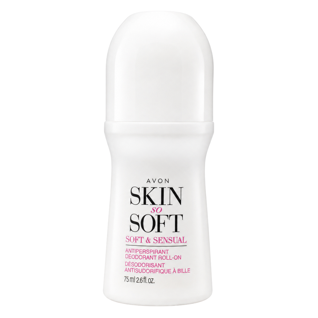 AVON Skin So Soft Soft & Sensual Roll-On Antiperspirant Deodorant - 12 or 24 Pack
