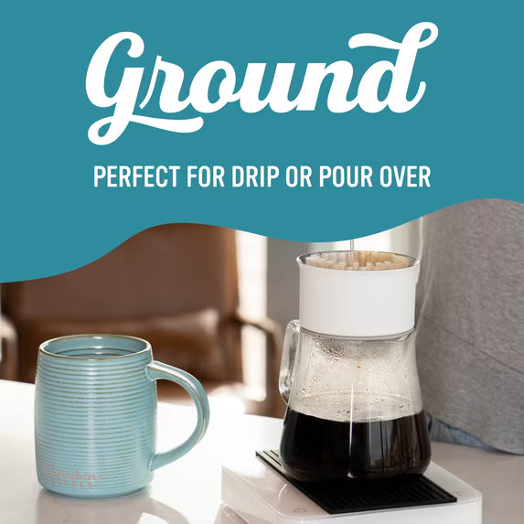 Caribou Mahogany Blend Dark Roast Ground Coffee – 20 oz