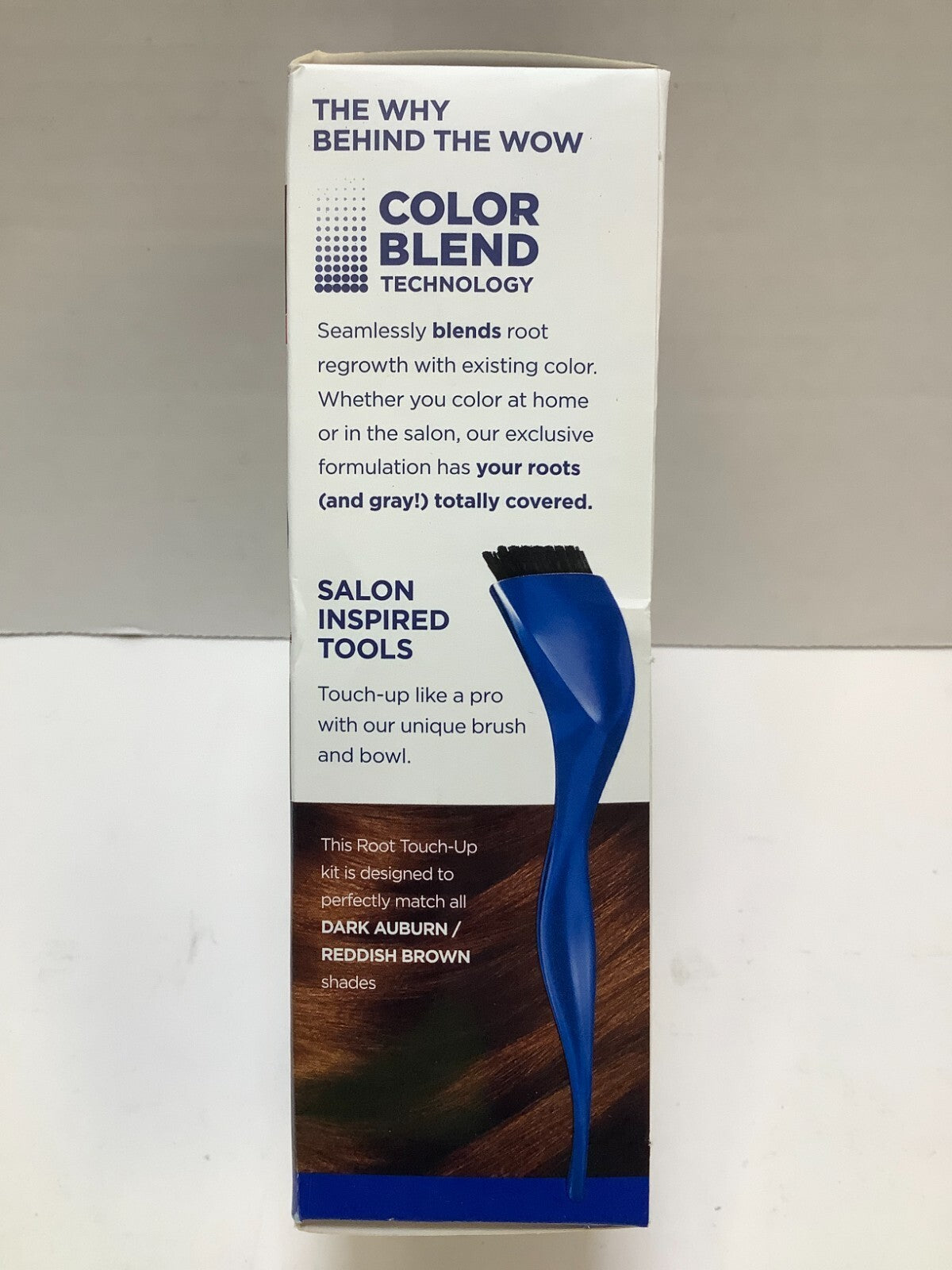 Clairol Root Touch Up Permanent Hair Color – 4R Dark Auburn/Reddish Brown, 4 Pack