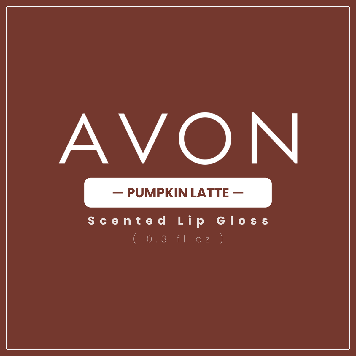 Avon Crave Lip Gloss — Pumpkin Latte Scented