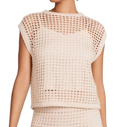 Steve Madden Ladies Cami-Lined Crochet Top & Crochet Skirt — Select Size & Piece