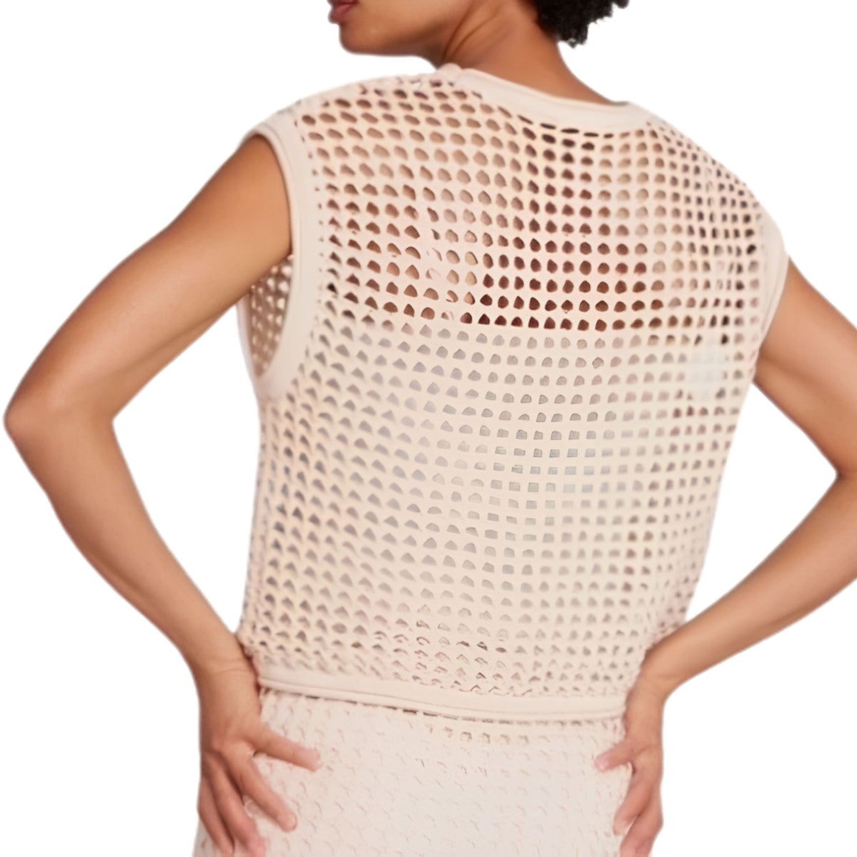 Steve Madden Ladies Cami-Lined Crochet Top & Crochet Skirt — Select Size & Piece
