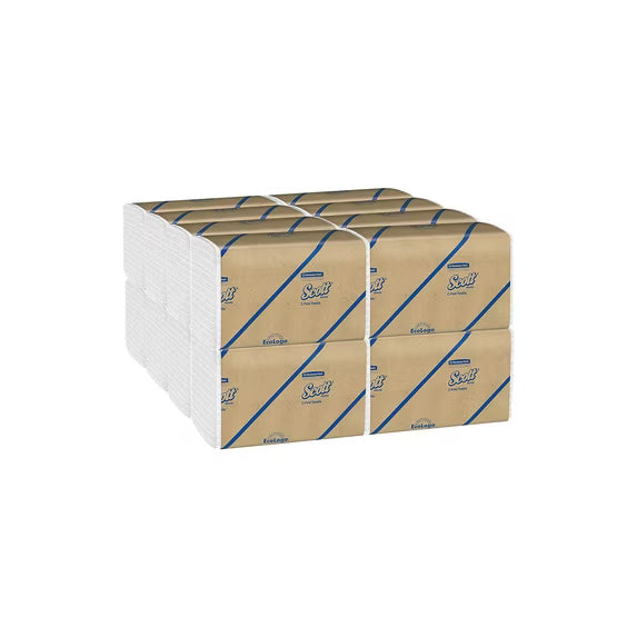 Scott C-Fold Paper Towels – 16 Packs, 2,400 Towels per Case