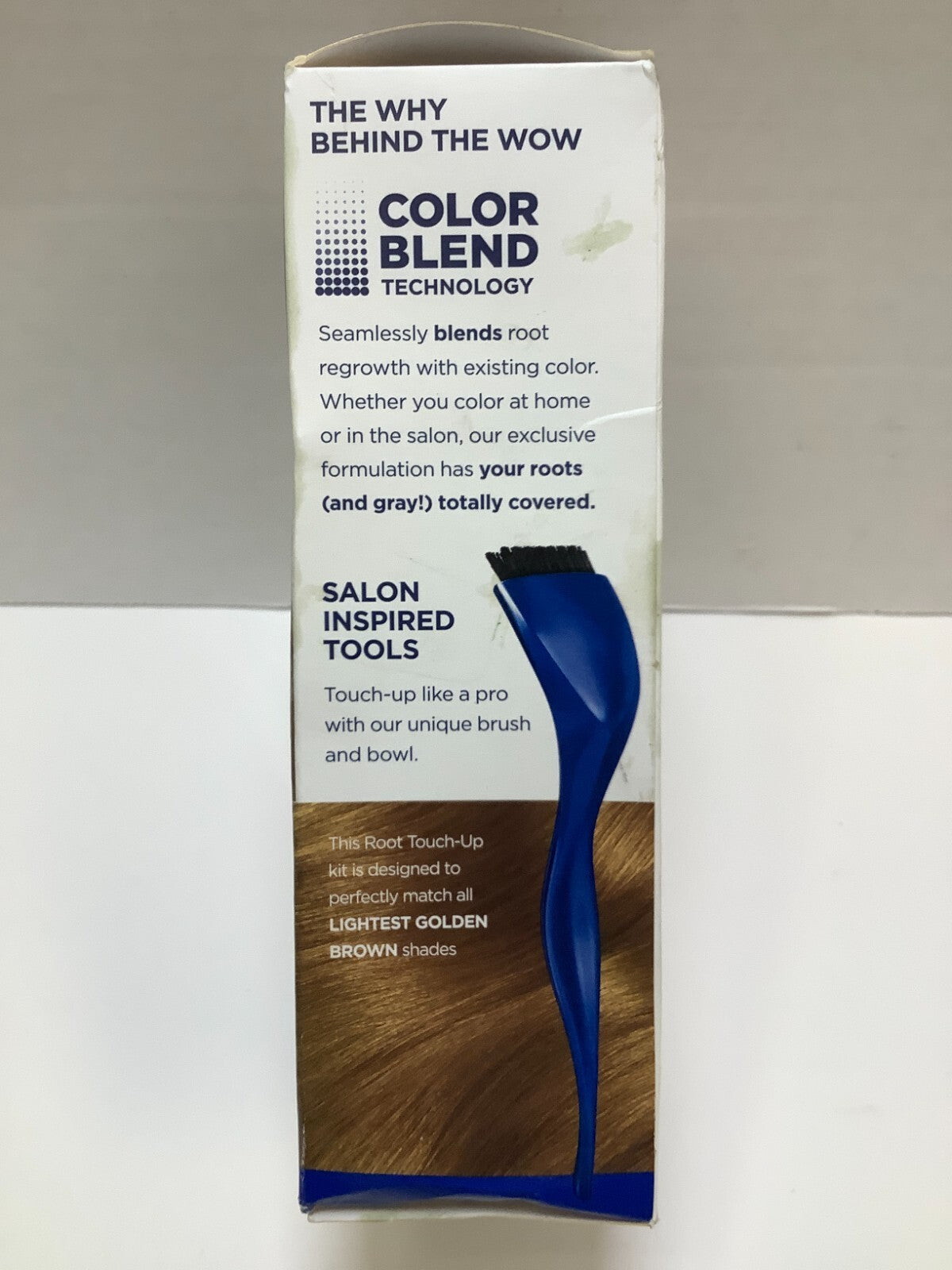 Clairol Root Touch-Up Color Blend – 6.5G Lightest Golden Brown, 3 Pack