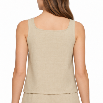 Express Women's Lightweight Soft Linen Cropped Tank Top — NWT, Choose Size