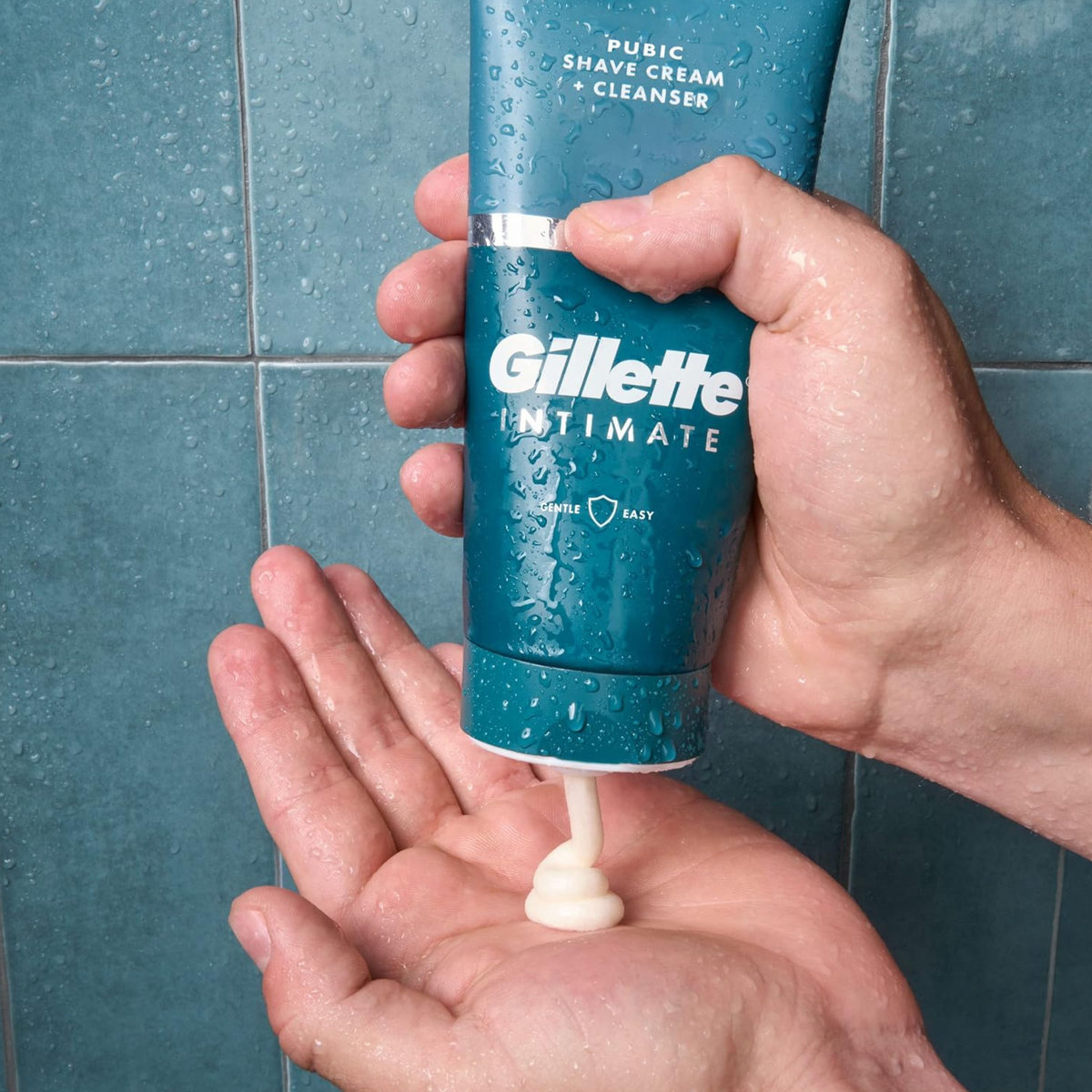 Gillette Intimate 2-in-1 Pubic Shave Cream & Cleanser, 6 oz