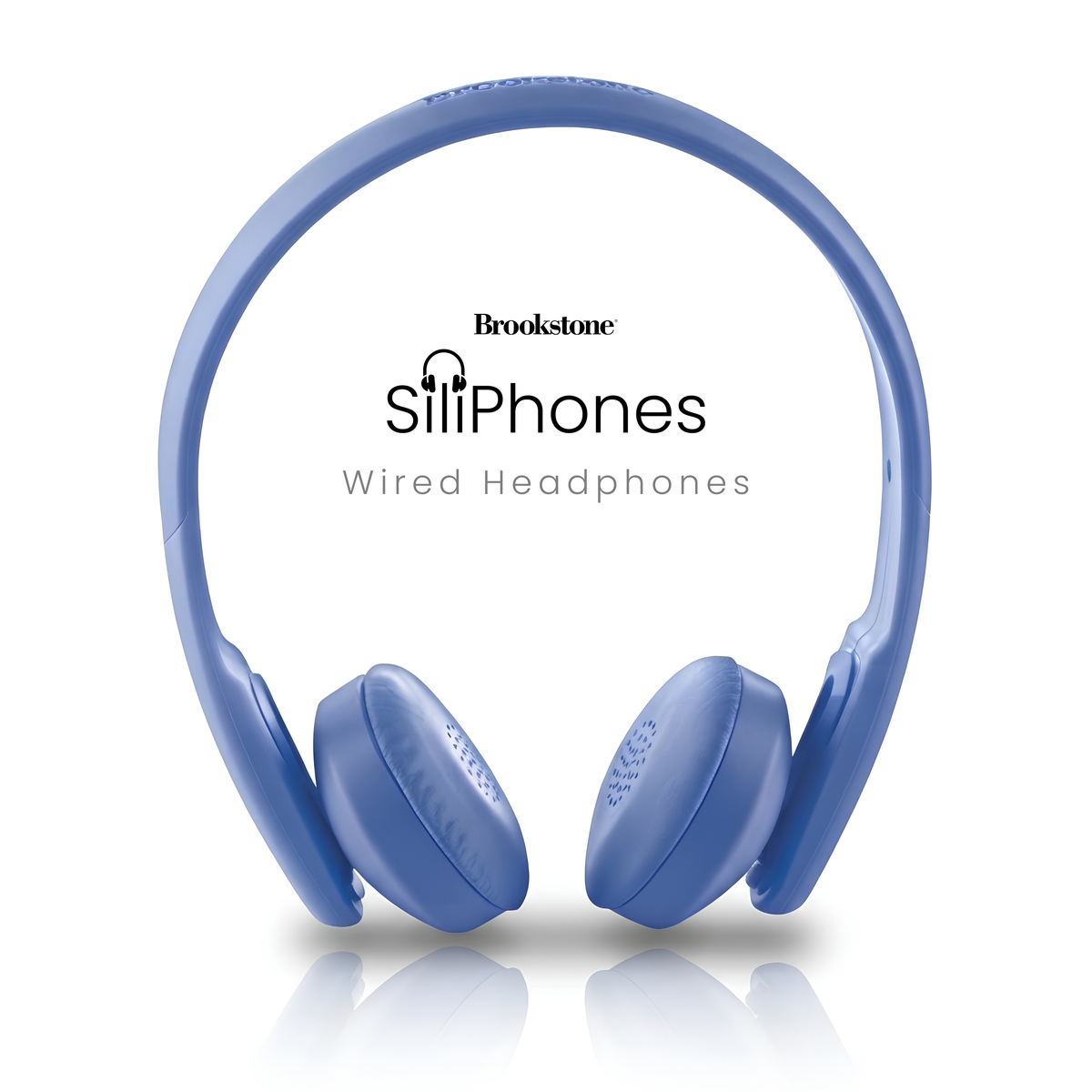 Brookstone SiliPhones On-Ear Flexible Silicone Headphones