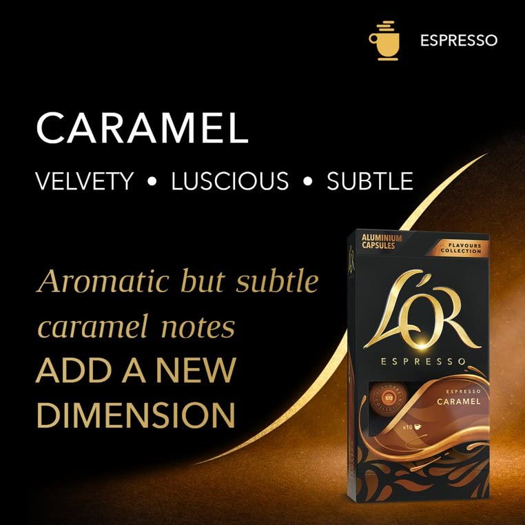 L'OR Caramel Espresso Capsules – 30 Count
