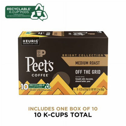 Peet's Coffee Off The Grid Medium Roast Keurig K-Cup Coffee Pods