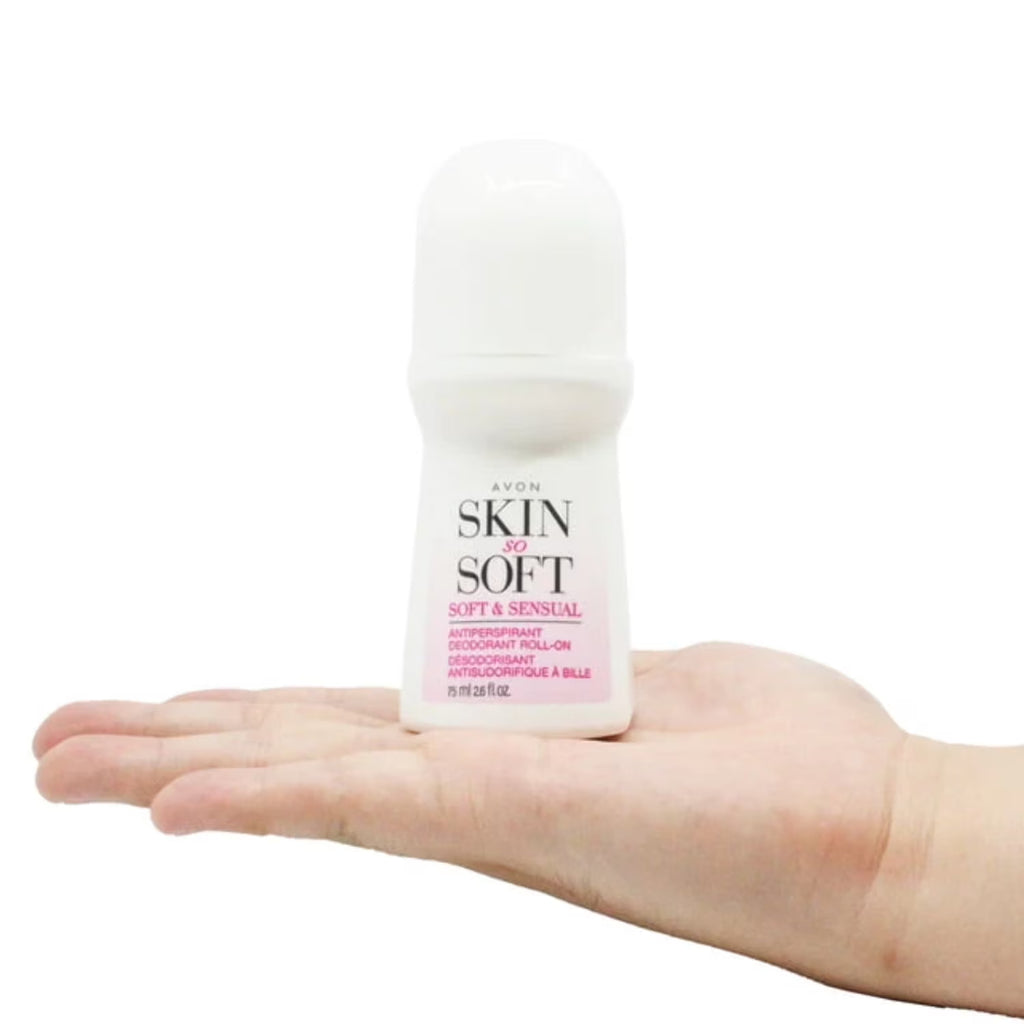 AVON Skin So Soft Soft & Sensual Roll-On Antiperspirant Deodorant - 12 or 24 Pack