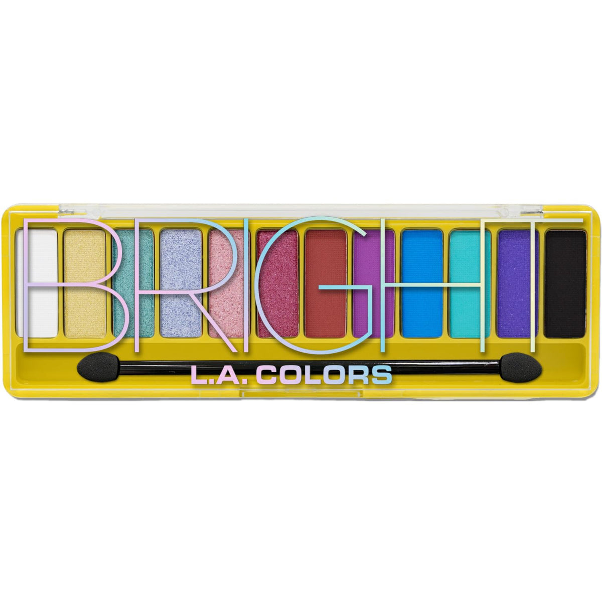 L.A. Colors Color Vibe 12-Color Eyeshadow Palette — BRIGHT