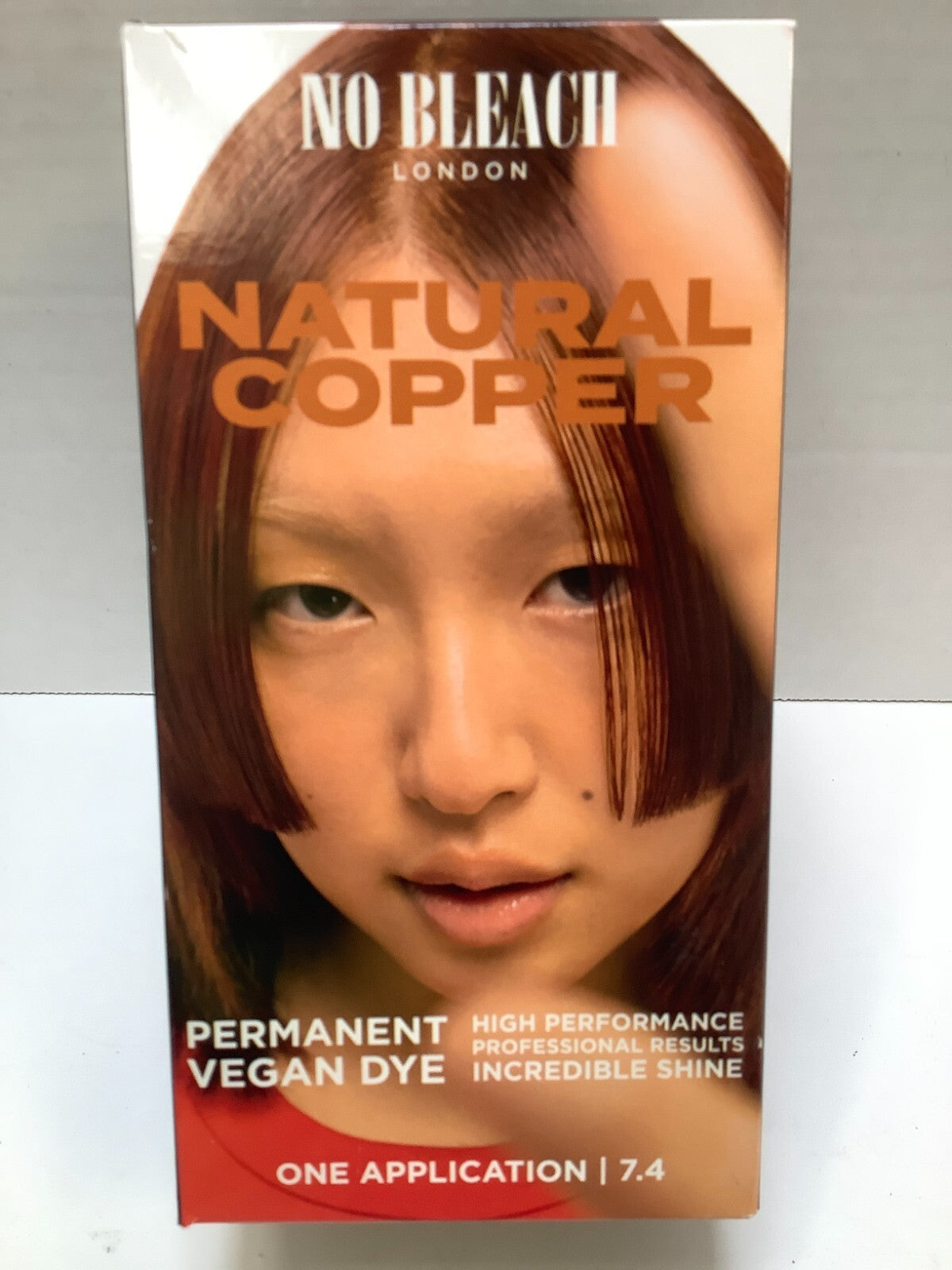 No Bleach London 7.4 Natural Copper Permanent Hair Dye – 2 Pack