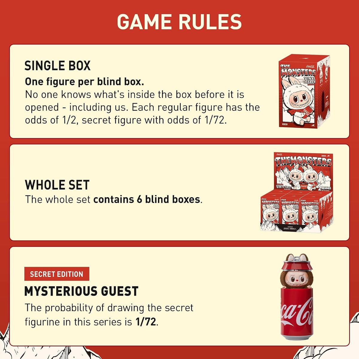 The Monsters x Coca-Cola Series — "Lafufu" Vinyl Face Blind Box Edition (Replica / Fan Collectible)