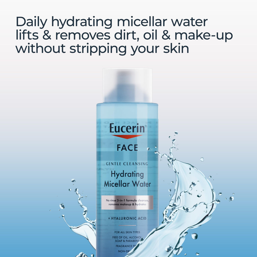 Eucerin Hydrating Micellar Water with Hyaluronic Acid – 13.5 fl oz