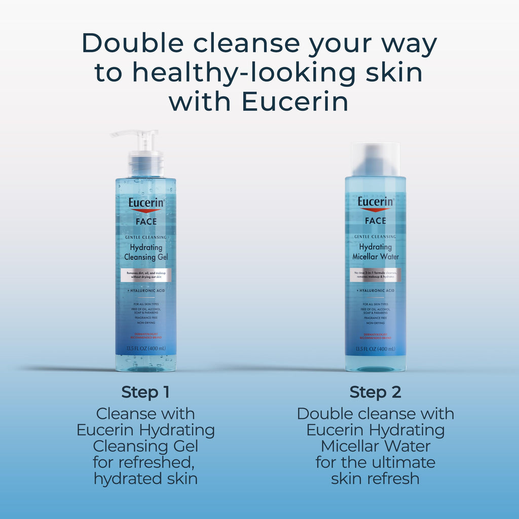 Eucerin Hydrating Micellar Water with Hyaluronic Acid – 13.5 fl oz