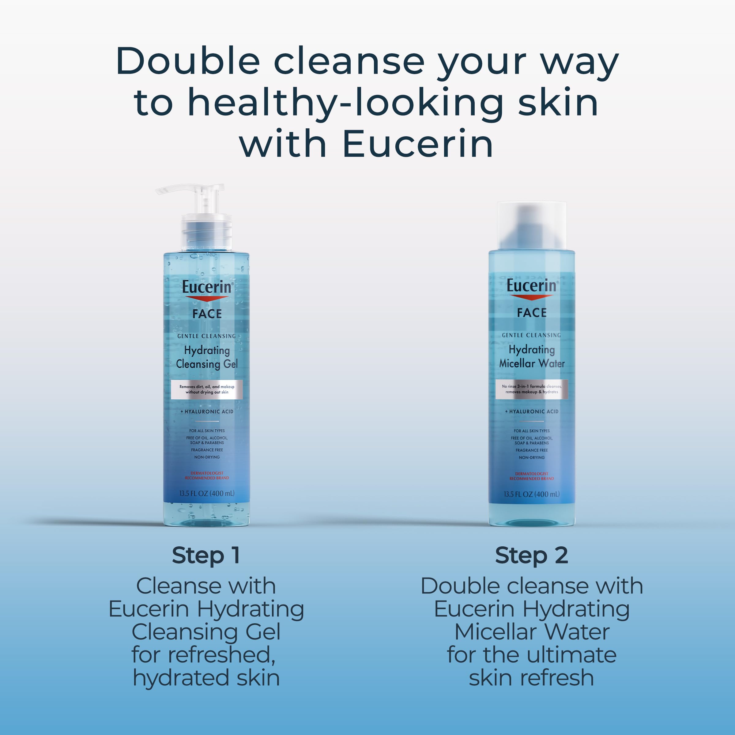 Eucerin Hydrating Micellar Water with Hyaluronic Acid – 13.5 fl oz
