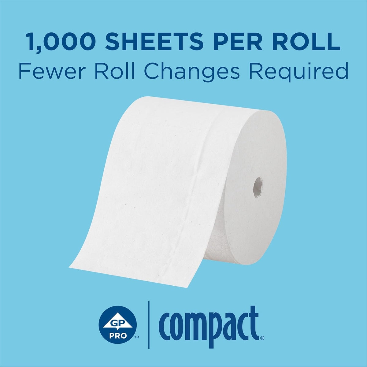 Georgia-Pacific Compact Coreless 2-Ply Toilet Paper — 36 Rolls/Case