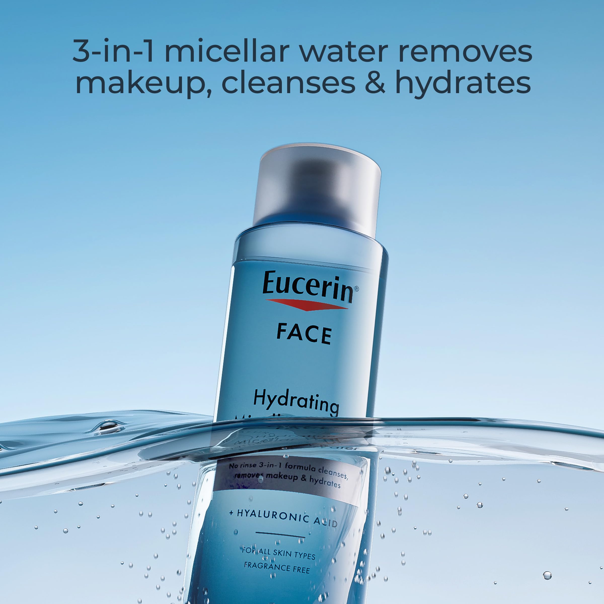 Eucerin Hydrating Micellar Water with Hyaluronic Acid – 13.5 fl oz