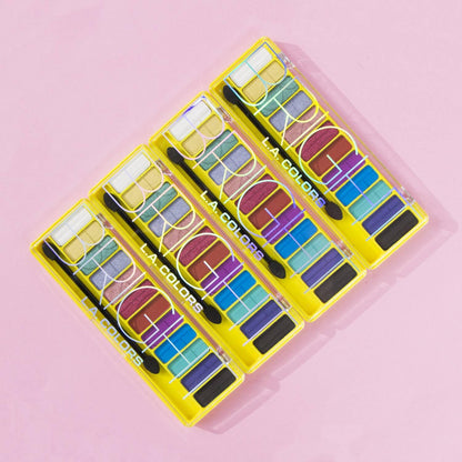 L.A. Colors Color Vibe 12-Color Eyeshadow Palette — BRIGHT