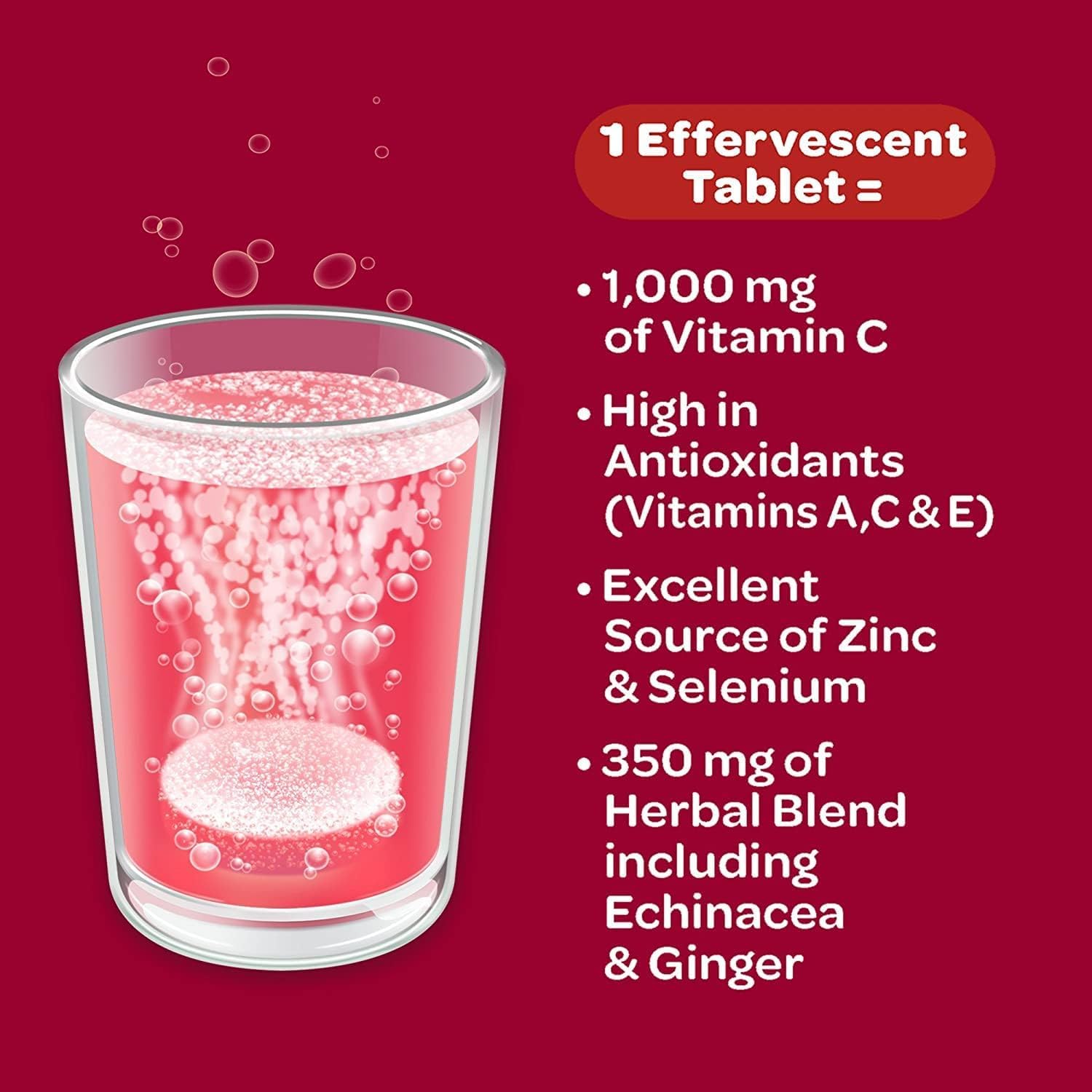 Airborne Original Very Berry Effervescent Tablets – 10 Count