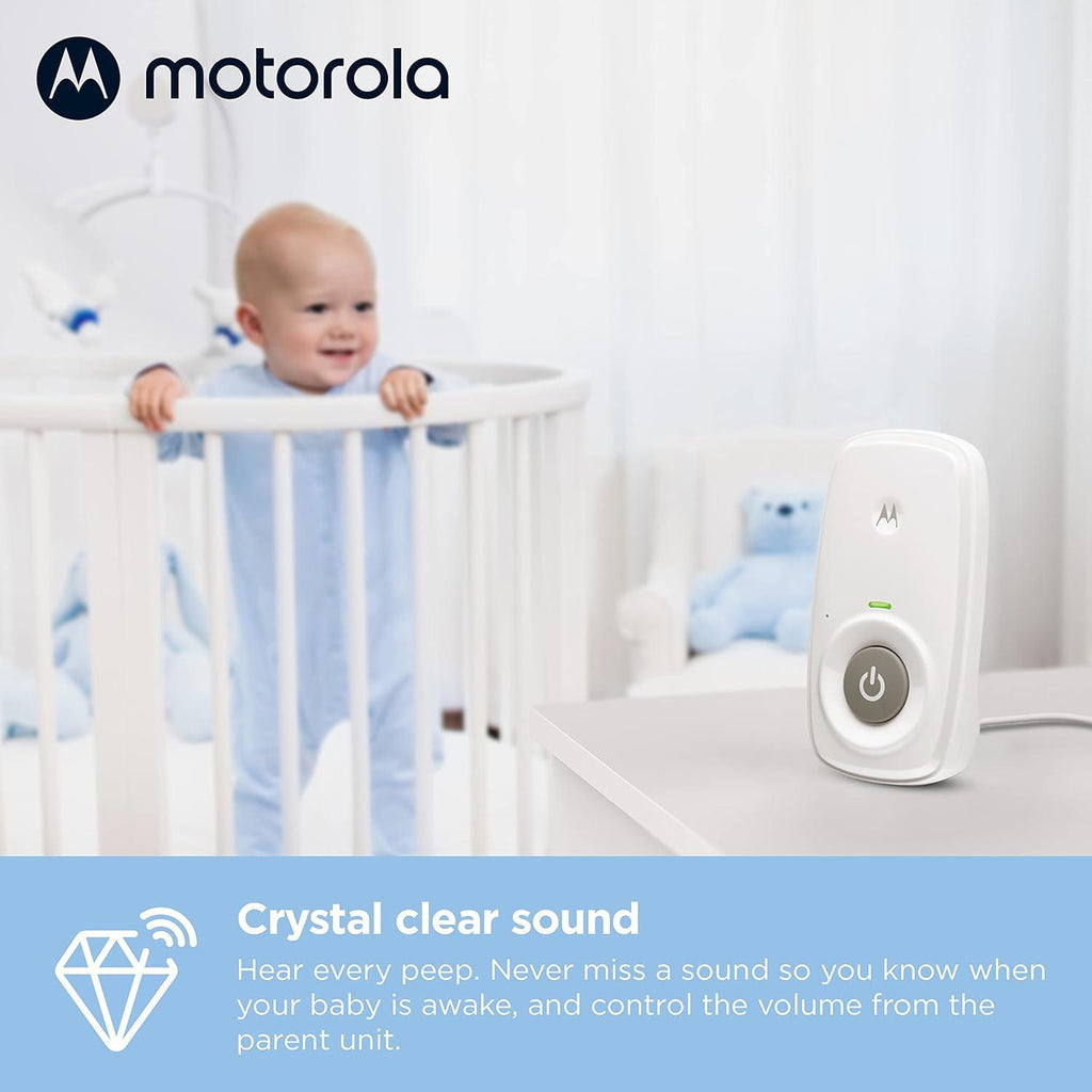 Motorola MBP24 Audio Baby Monitor with Room Temperature Display