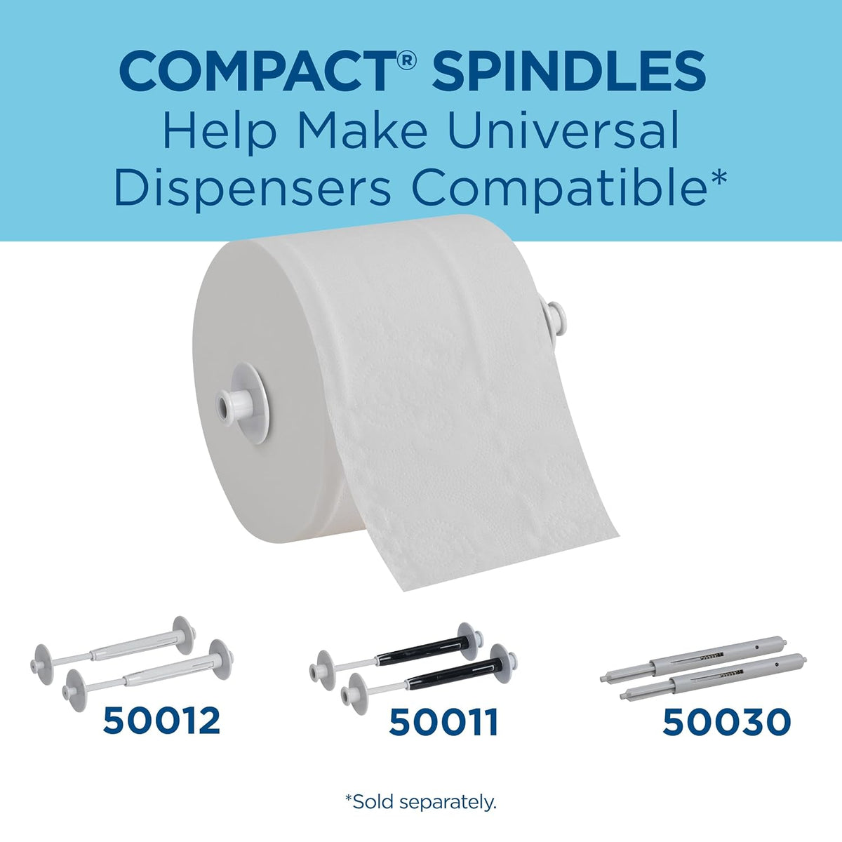 Georgia-Pacific Compact Coreless 2-Ply Toilet Paper — 36 Rolls/Case