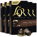 L'OR Forza Espresso Capsules – 50 Count, Intensity 9