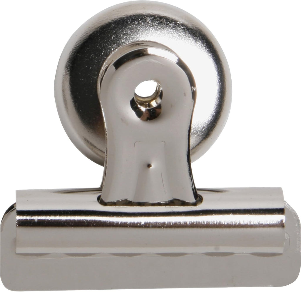 Sparco Heavy-Duty Magnetic Bulldog Clips, 2.25" Silver – 24 Count