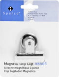 Sparco Heavy-Duty Magnetic Bulldog Clips, 2.25" Silver – 24 Count