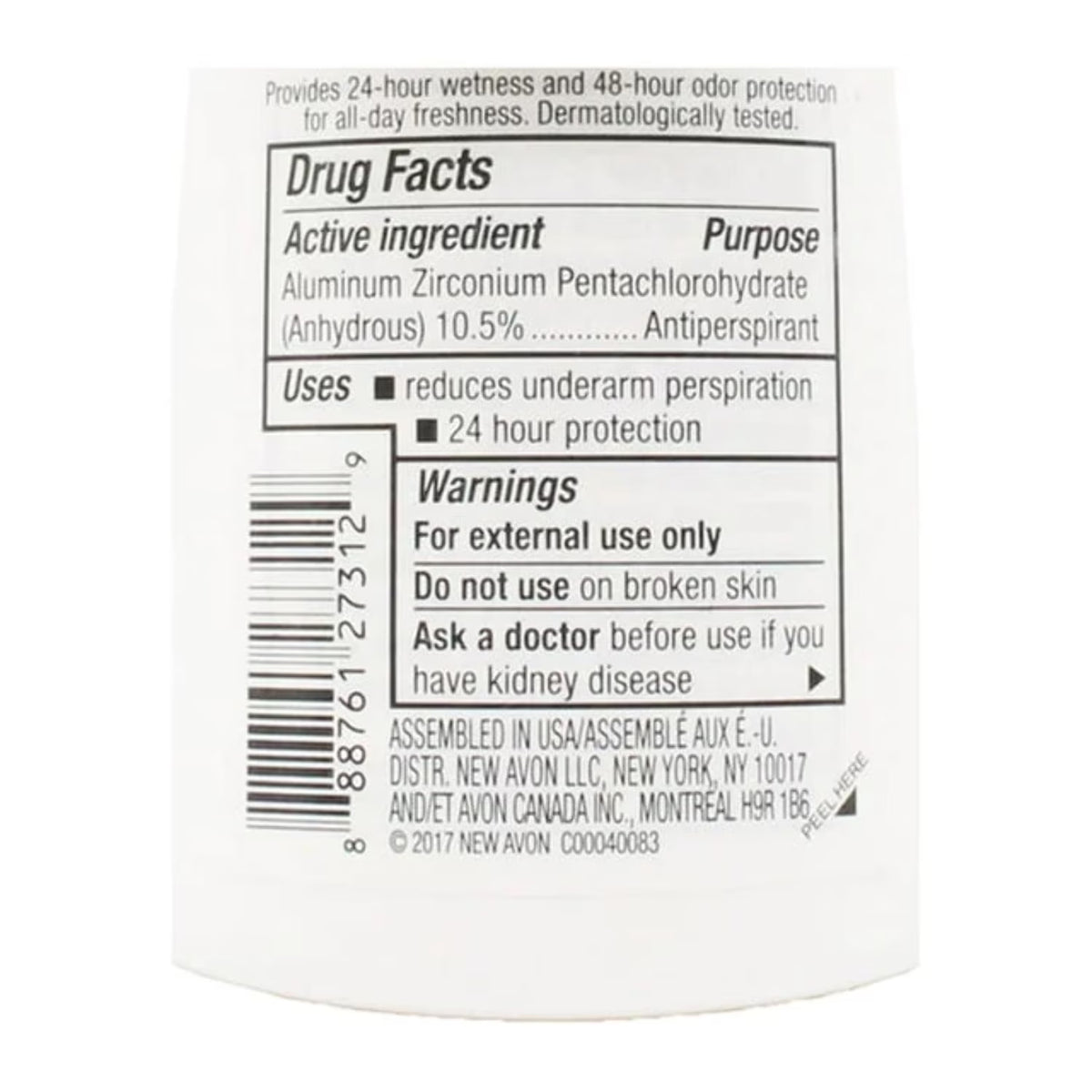 AVON Skin So Soft Soft & Sensual Roll-On Antiperspirant Deodorant - 12 or 24 Pack
