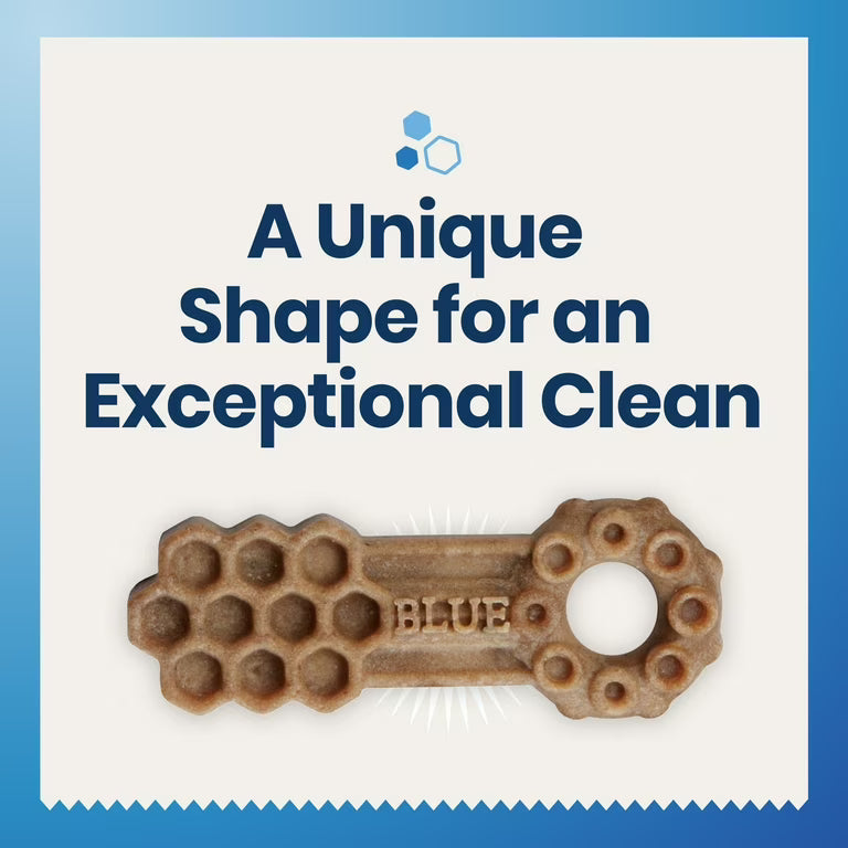 Blue Buffalo Dental Chews Large Dog Treats – Chicken & Spearmint, 28 Count