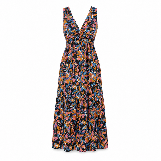 French Connection Women’s Floral Twist-Front Maxi Dress