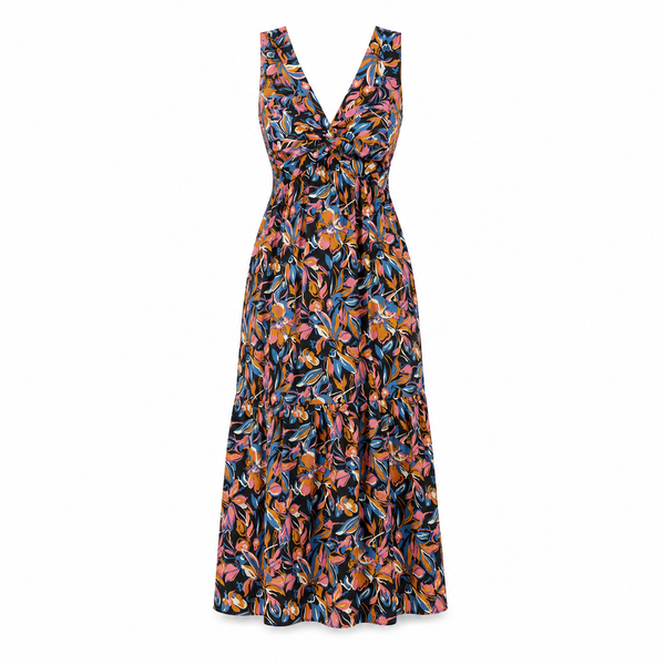 French Connection Women’s Floral Twist-Front Maxi Dress
