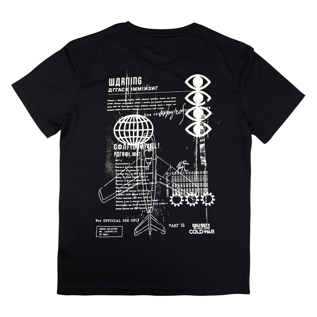 Call of Duty: Black Ops Cold War Men’s Graphic T-Shirt – Black, XL