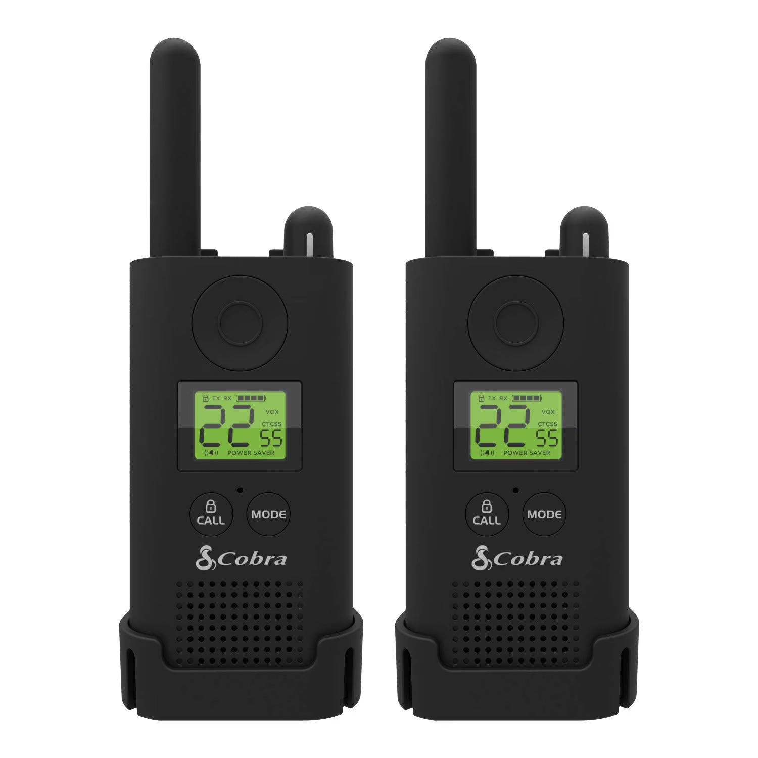 Cobra PX500 Pro Business Two-Way Radios – 2-Pack with Charging Dock