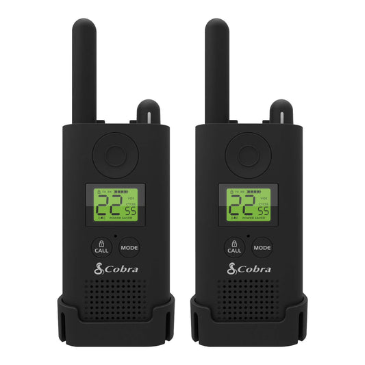 Cobra PX500 Pro Business Two-Way Radios – 2-Pack with Charging Dock