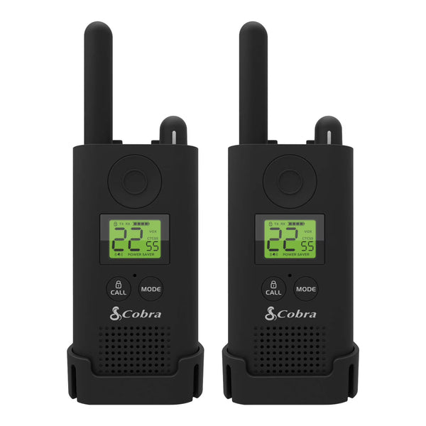 Cobra PX500 Pro Business Two-Way Radios – 2-Pack with Charging Dock