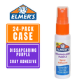 Elmer’s Disappearing Purple Spray Adhesive, 1 fl oz – 24-Count Flat
