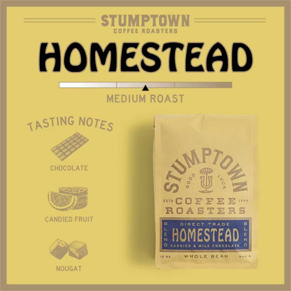 Stumptown Homestead Blend Whole Bean Coffee – 12 oz